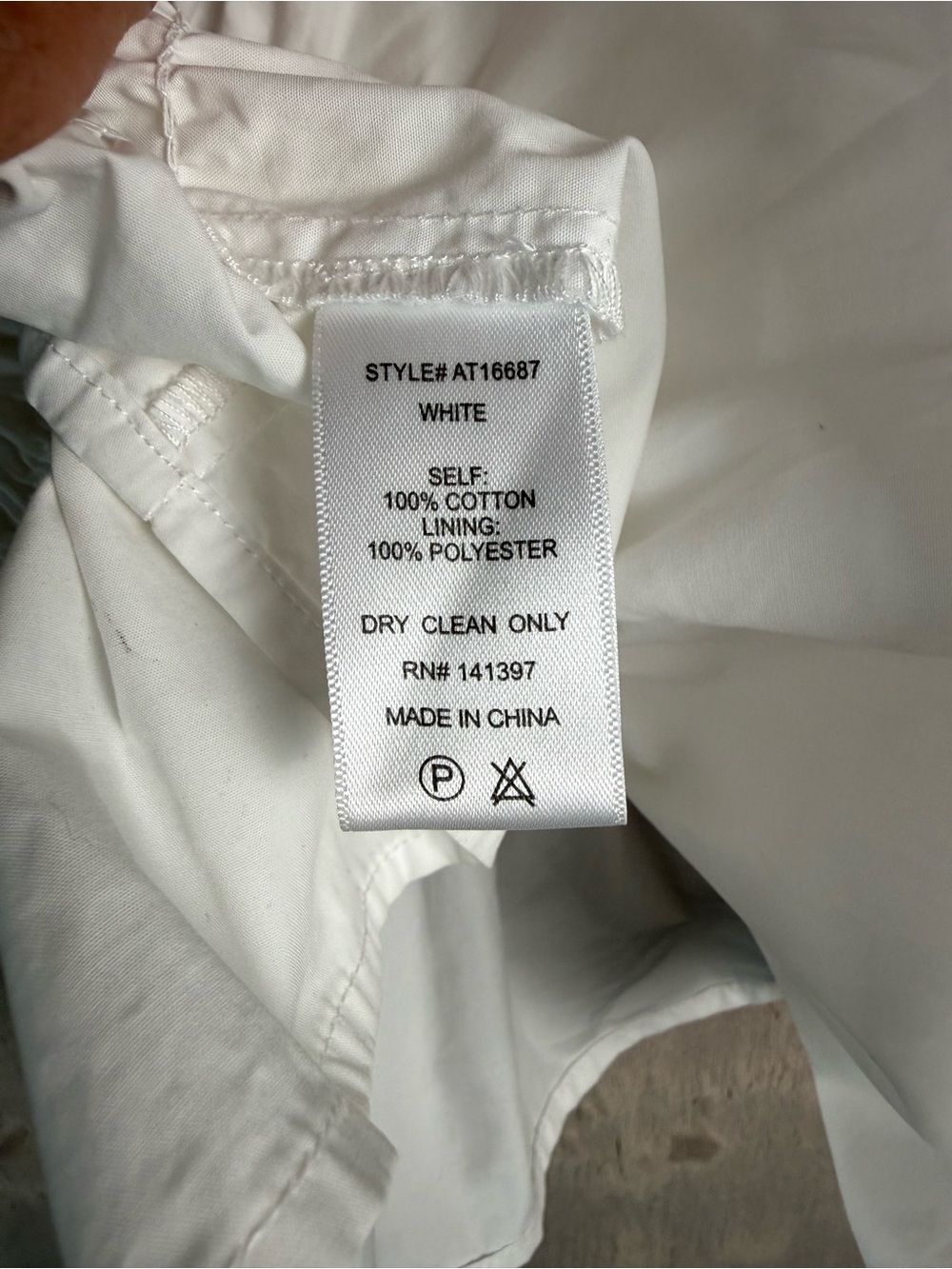 ASTR The Label White Puff Sleeve Smocked Peplum Top Great Coquette M - Picture 3 of 5